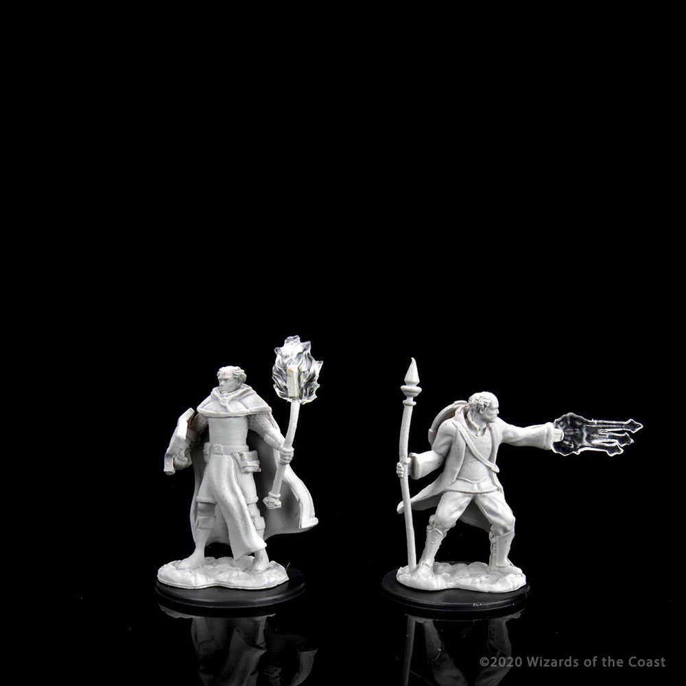 Multiclass Cleric and Wizard - Wizkids Unpainted Miniature