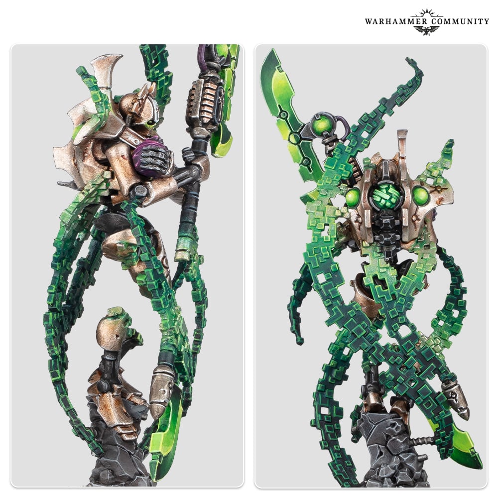 Warhammer 40k Necrons Overlord With Translocation Shroud