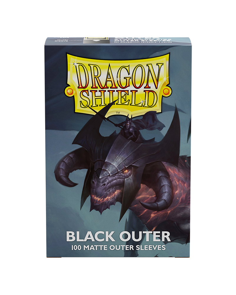 Dragon Shield Outer Sleeves - Black Outer