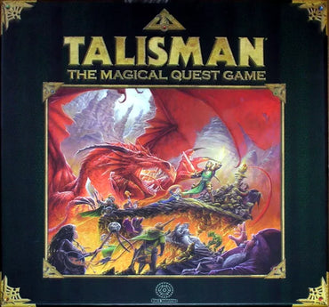 Talisman The Magical Quest Game: Origional Fourth Edition (Contents all present, box heavily worn)