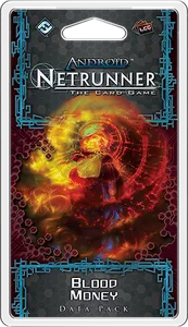Android Netrunner Base Game with Salsette Island and Blood Money Expansions (Base Game Open, sleeved, and bagged up, stricker from previous owner on barcode, expansions still sealed)