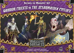 Massive Darkness: Heroes & Monster Set – Warrior Priests vs The Spearmaiden Cyclops (Not In Shrink))