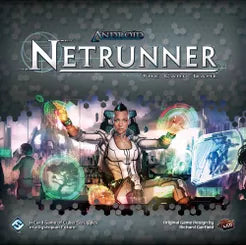Android Netrunner Base Game with Salsette Island and Blood Money Expansions (Base Game Open, sleeved, and bagged up, stricker from previous owner on barcode, expansions still sealed)