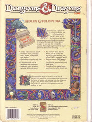 Dungeons & Dragons Rules Cyclopedia (Heavy cover wear, page discoloration, slight page wear, but otherwise decent condition)