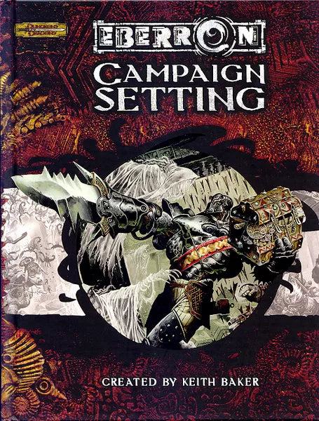 Dungeons and Dragons 3.5e Eberron Campaign Setting (Minor Cover Wear, Minor Page Wear, but overall great condition)