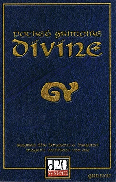 Dungeons & Dragons Pocket Grimoire Divine ( Moderate cover wear, light page wear, but otherwise good condition)