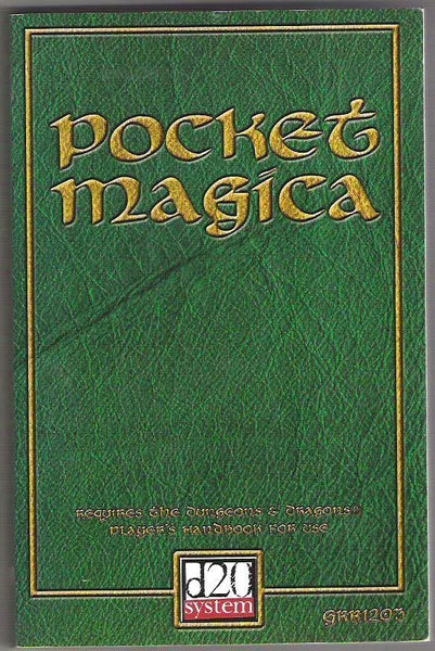 Dungeons & Dragons Pocket Magica (Moderate cover wear, slight page staining but otherwise good condition)