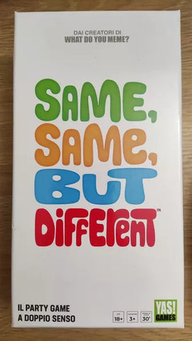 Same, Same, But Different Game Rental
