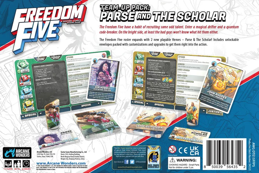 Freedom Five - Team-Up Pack - Parse and The Scholar