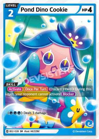 Pond Dino Cookie (BS2-028) SR