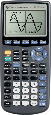 TEXAS INSTRUMENTS TI-83 Plus Scientific Calculator (Used, but in good condition)