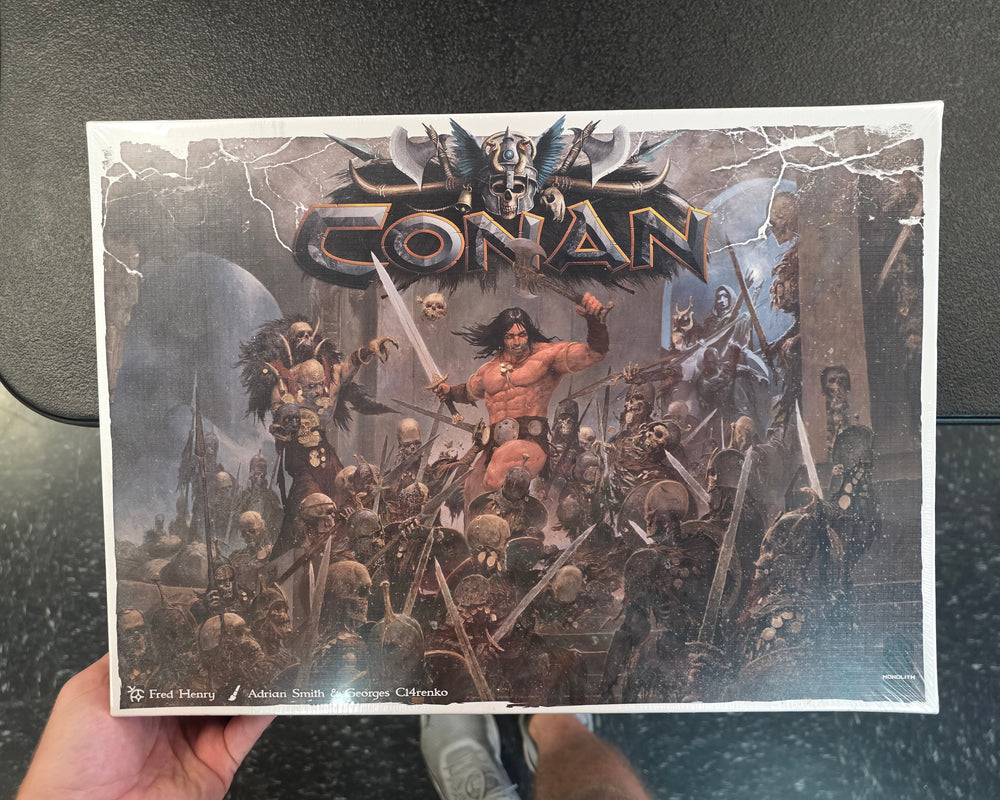 Conan Board Game Kickstarter King Pledge + Unopened Expansions ALL-IN PLEDGE All Items Sealed