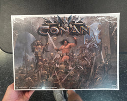 Conan Board Game Kickstarter King Pledge + Unopened Expansions ALL-IN PLEDGE All Items Sealed