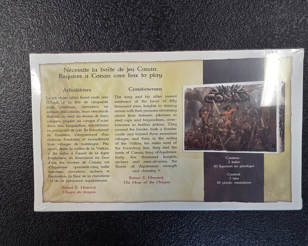 Conan Board Game Kickstarter King Pledge + Unopened Expansions ALL-IN PLEDGE All Items Sealed