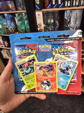 XY - 2-Pack Blister (Kanto Trio) (Red/Blue Cardboard)