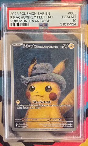 Pikachu with Grey Felt Hat (085) PSA GEM MT 10
