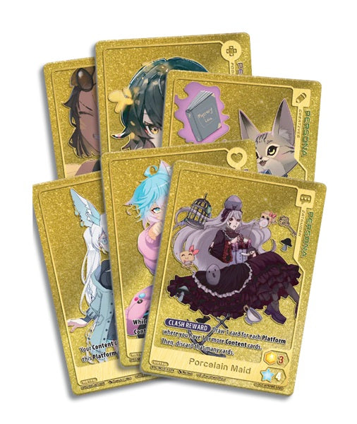 Oshi Push Hidden Links Metal Card Set