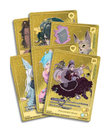 Oshi Push Hidden Links Metal Card Set