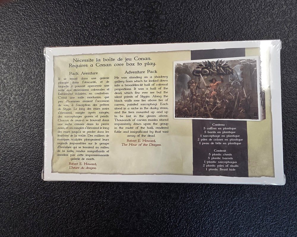 Conan Board Game Kickstarter King Pledge + Unopened Expansions ALL-IN PLEDGE All Items Sealed