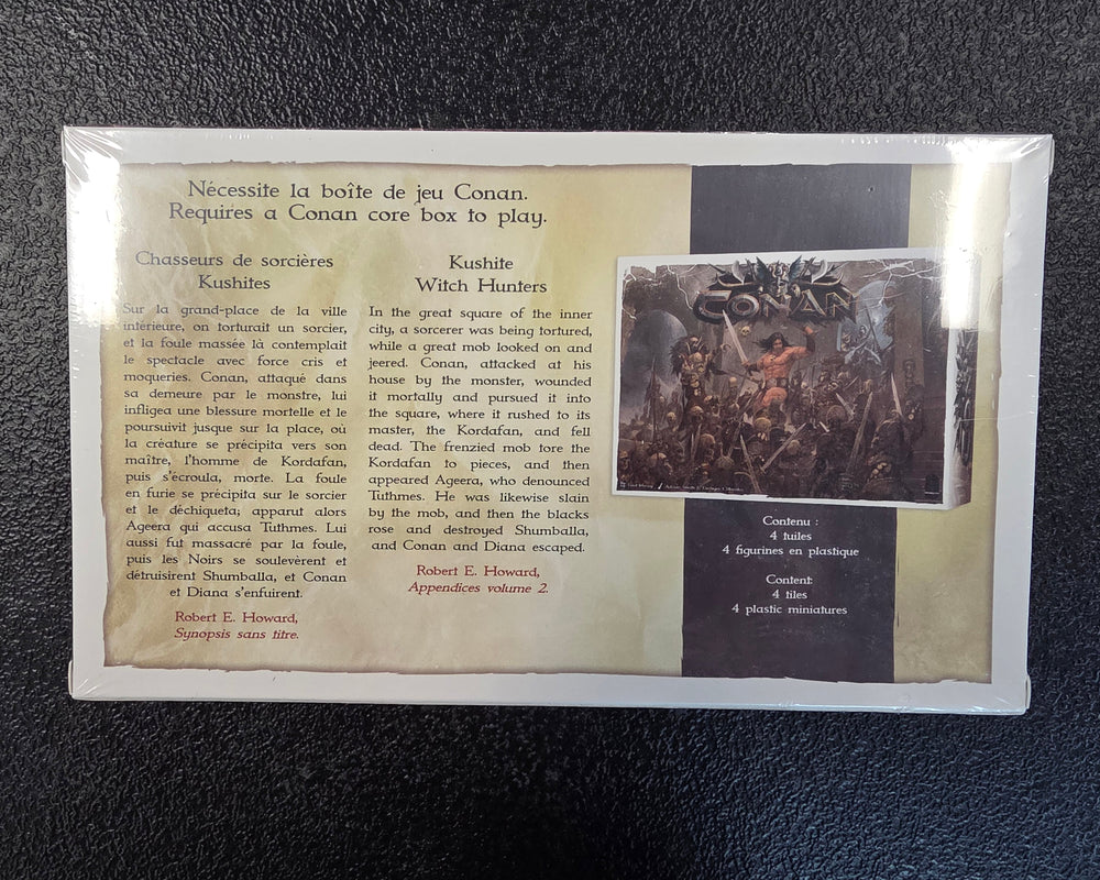 Conan Board Game Kickstarter King Pledge + Unopened Expansions ALL-IN PLEDGE All Items Sealed