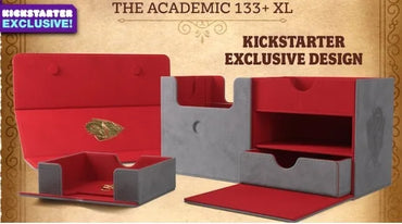The Academic 133+ XL Gray/Red KICKSTARTER EXCUSIVE