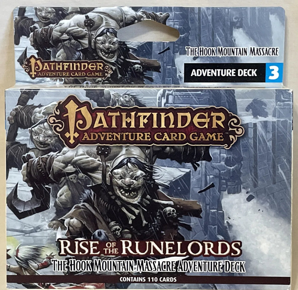 Pathfinder Adventure Card Game Rise of the Runelords (Open Box, Repaired Corners, Includes Adventure Decks 1-6, ~800 extra cards)