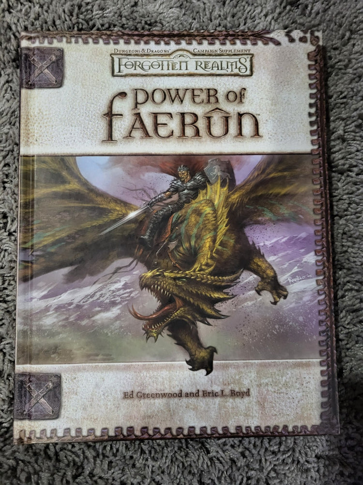D&D 3.5 Forgotten Realms supplement - Power of Faerun - Used (minor wear on covers)