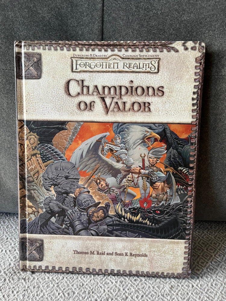 D&D 3.5 Forgotten Realms supplement - Champions of Valor - Used (minor wear on covers)