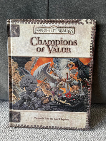 D&D 3.5 Forgotten Realms supplement - Champions of Valor - Used (minor wear on covers)