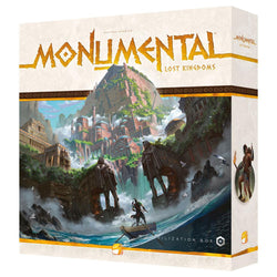 Monumental Kickstarter Reprint w/ Lost Kindgoms Expansion, Sleeves, and 4 Player Mats!