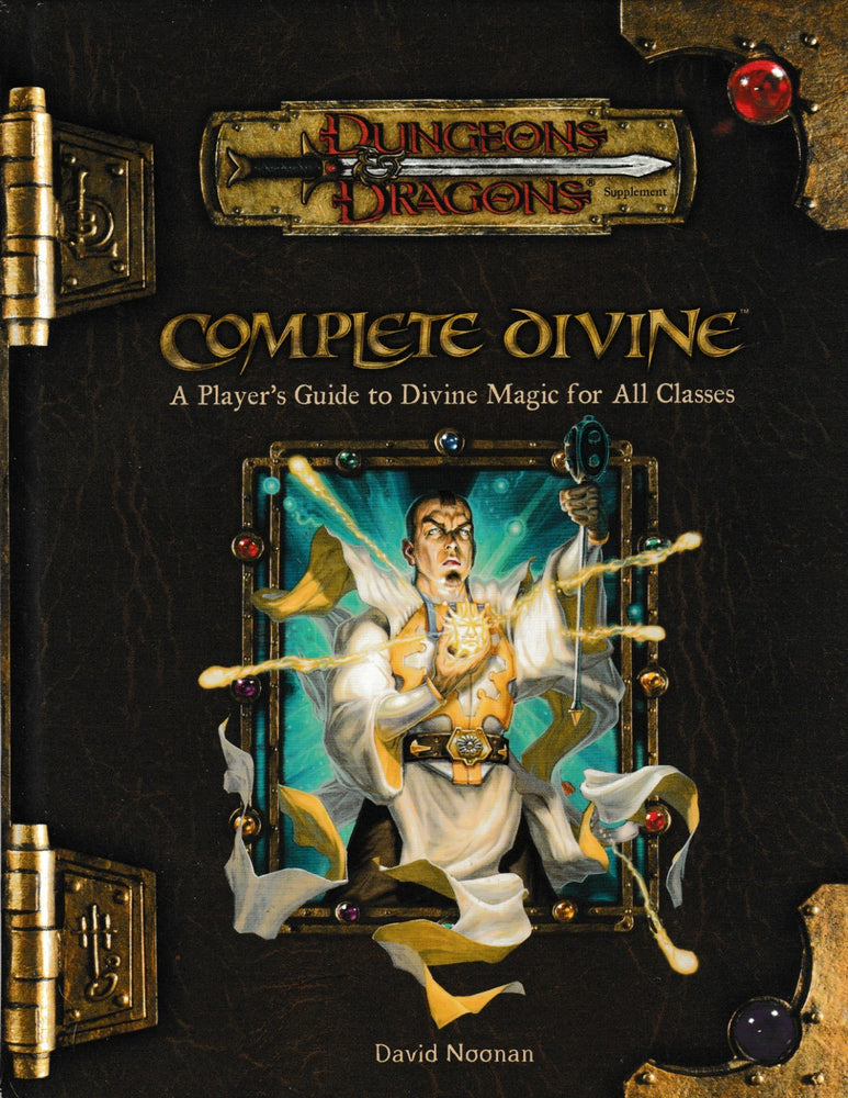 D&D 3.5 Source Book- Complete Divine: A Guide to Divine Magic for All Classes - Used (minor wear on covers)