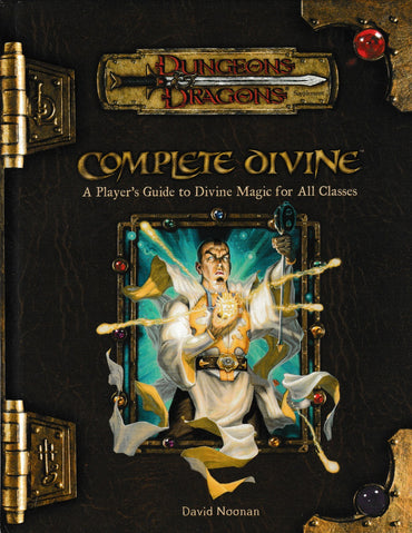 D&D 3.5 Source Book- Complete Divine: A Guide to Divine Magic for All Classes - Used (minor wear on covers)