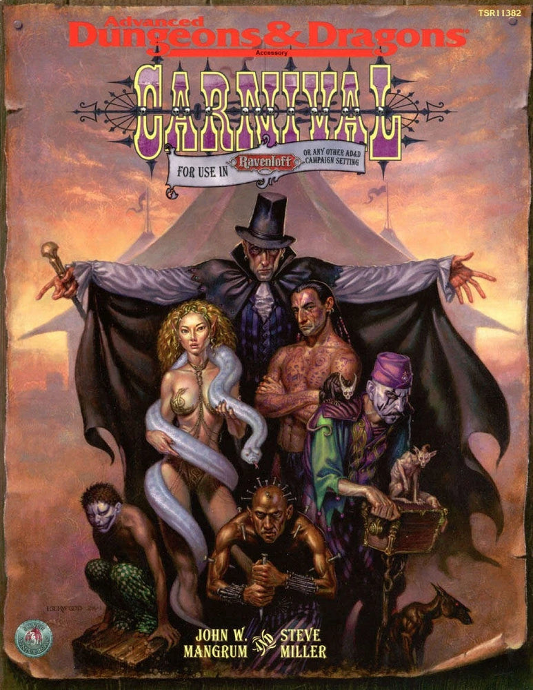 (Used) Carnival - Advanced Dungeons & Dragons RPG Ravenloft