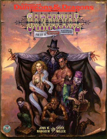 (Used) Carnival - Advanced Dungeons & Dragons RPG Ravenloft
