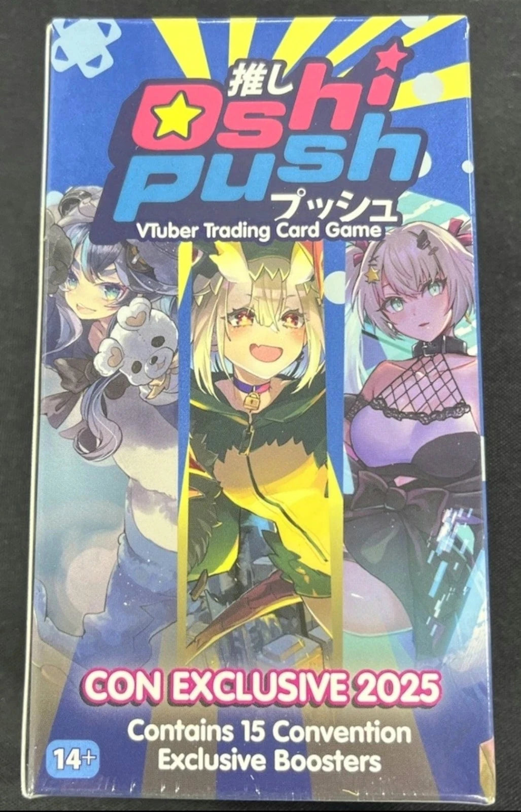 Oshi Push TCG: 2025 Convention Exclusive Booster Box (Sealed) Oshi Push TCG: 2025 Convention Exclusive Booster Box (Sealed)