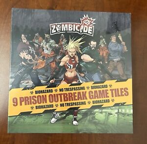 Zombicide: 9 Prision Outbreak Double Sided Game Tiles