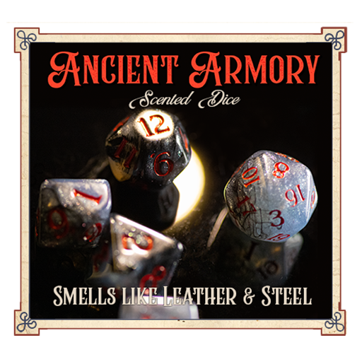 Ancient Armory Scented Dice by Baron Smelly Bones