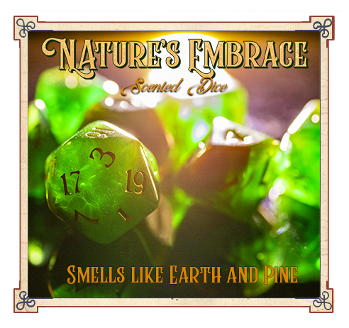 Nature's Embrace Scented Dice by Baron Smelly Bones