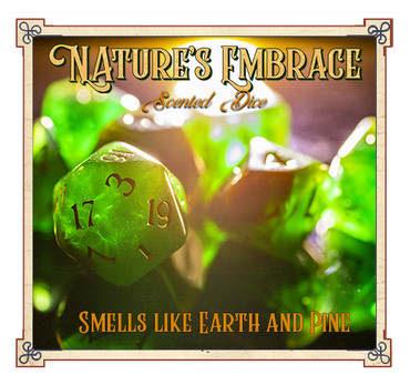 Nature's Embrace Scented Dice by Baron Smelly Bones