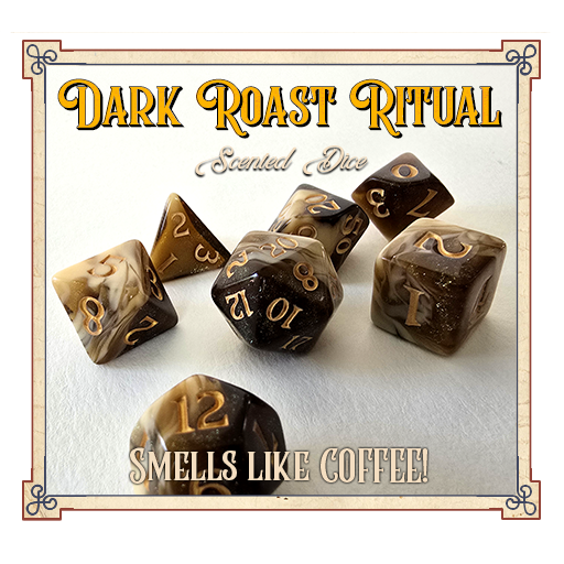 Dark Roast Ritual Scented Dice by Baron Smelly Bones