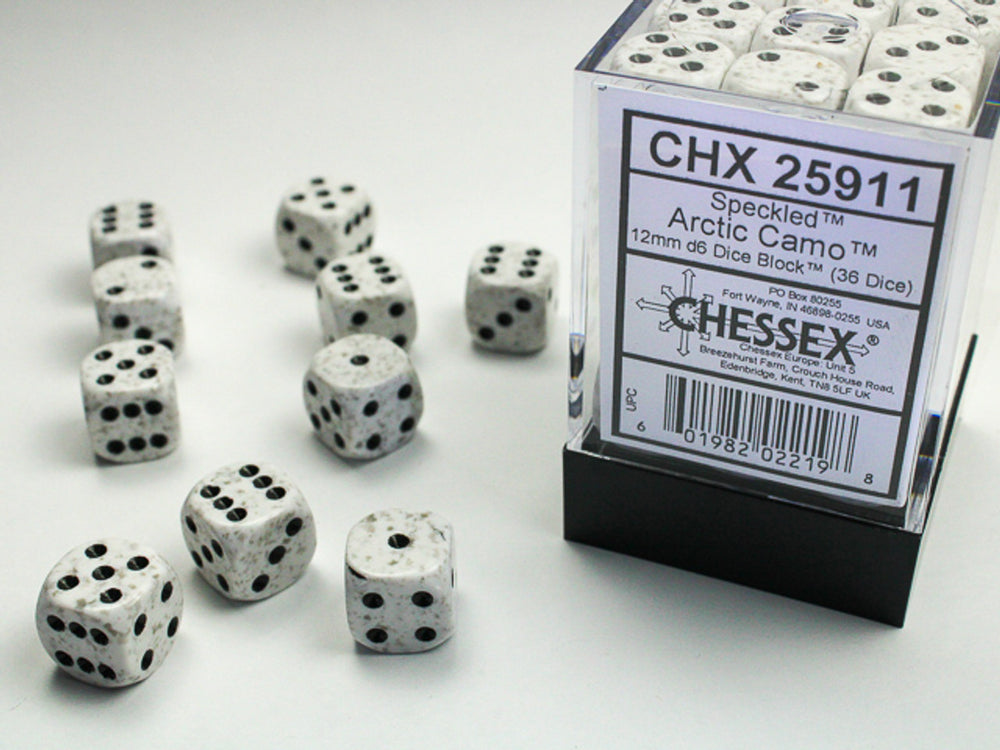 Chessex: 12mm 36d6 Speckled