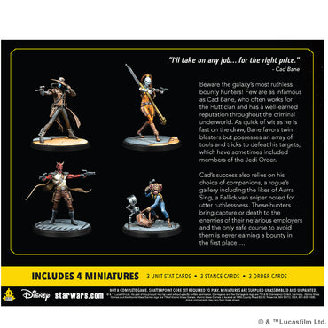 Shatterpoint Fistful of Credits Cad Bane Squad Pack