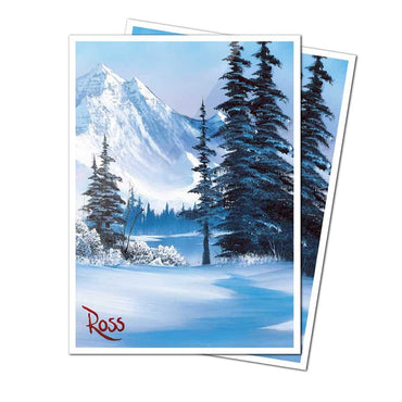 Ultra Pro: Bob Ross Winter Paradise: 105CT Apex Deck Protector Sleeves