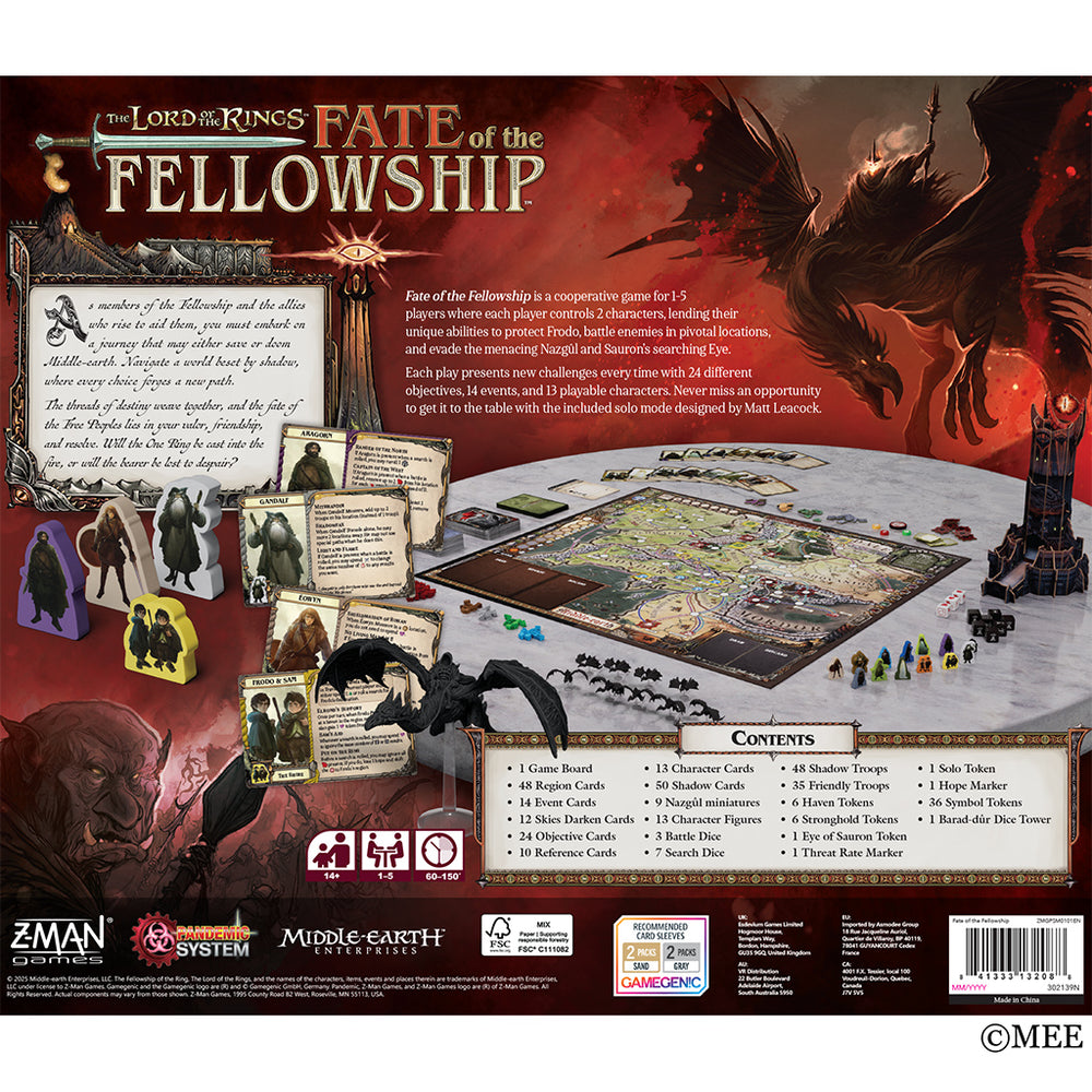 The Lord of the Rings - Fate of the Fellowship (with Gandalf Promo while supplies last!)