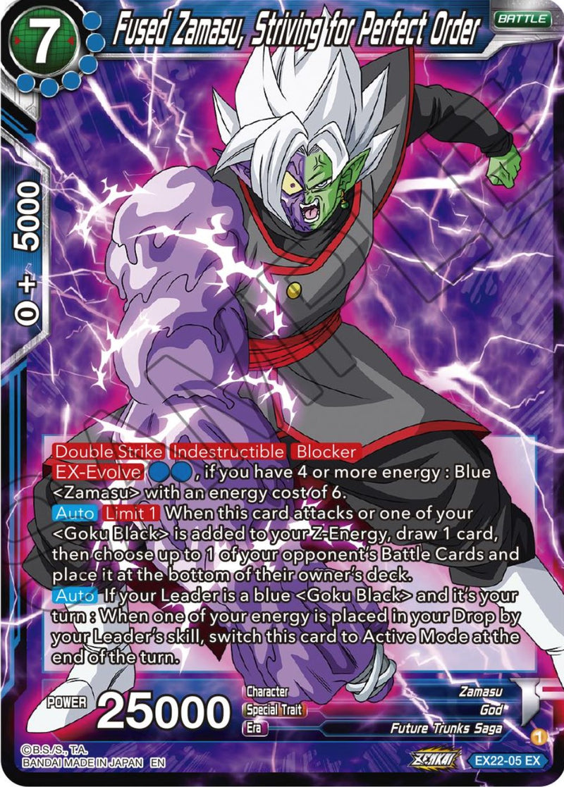 Fused Zamasu, Striving for Perfect Order (EX22-05) [Ultimate Deck 2023