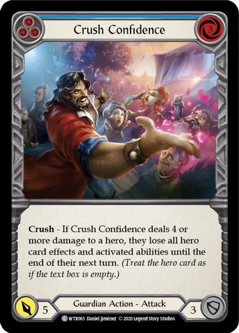 Crush Confidence (Blue) [U-WTR065] (Welcome to Rathe Unlimited)  Unlimited Rainbow Foil