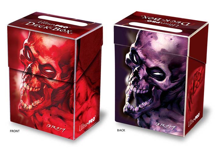 Ultra PRO: Deck Box - Brom (Red and Purple Skulls)