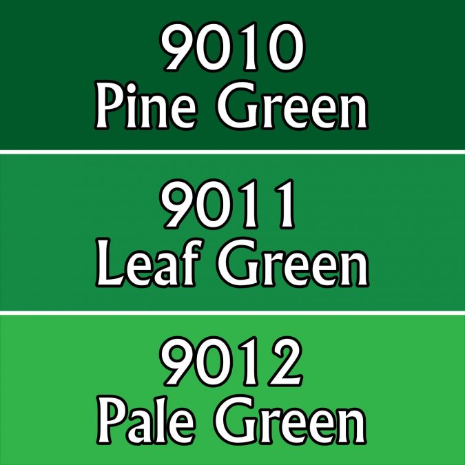 Master Series Paints Triads Warm Greens