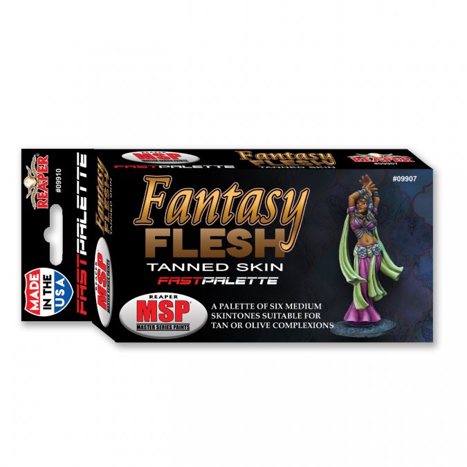 Reaper Fast Palette: Fantasy Flesh - Tanned Skin