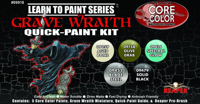 Reaper: Grave Wraith Quick Paint Kit